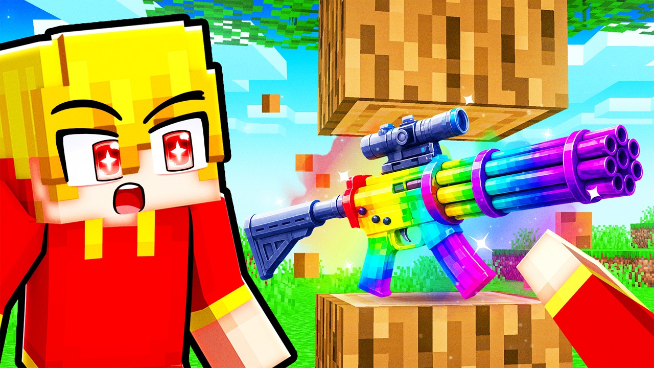 Minecraft, But Drops Are OP GUNS&hellip;