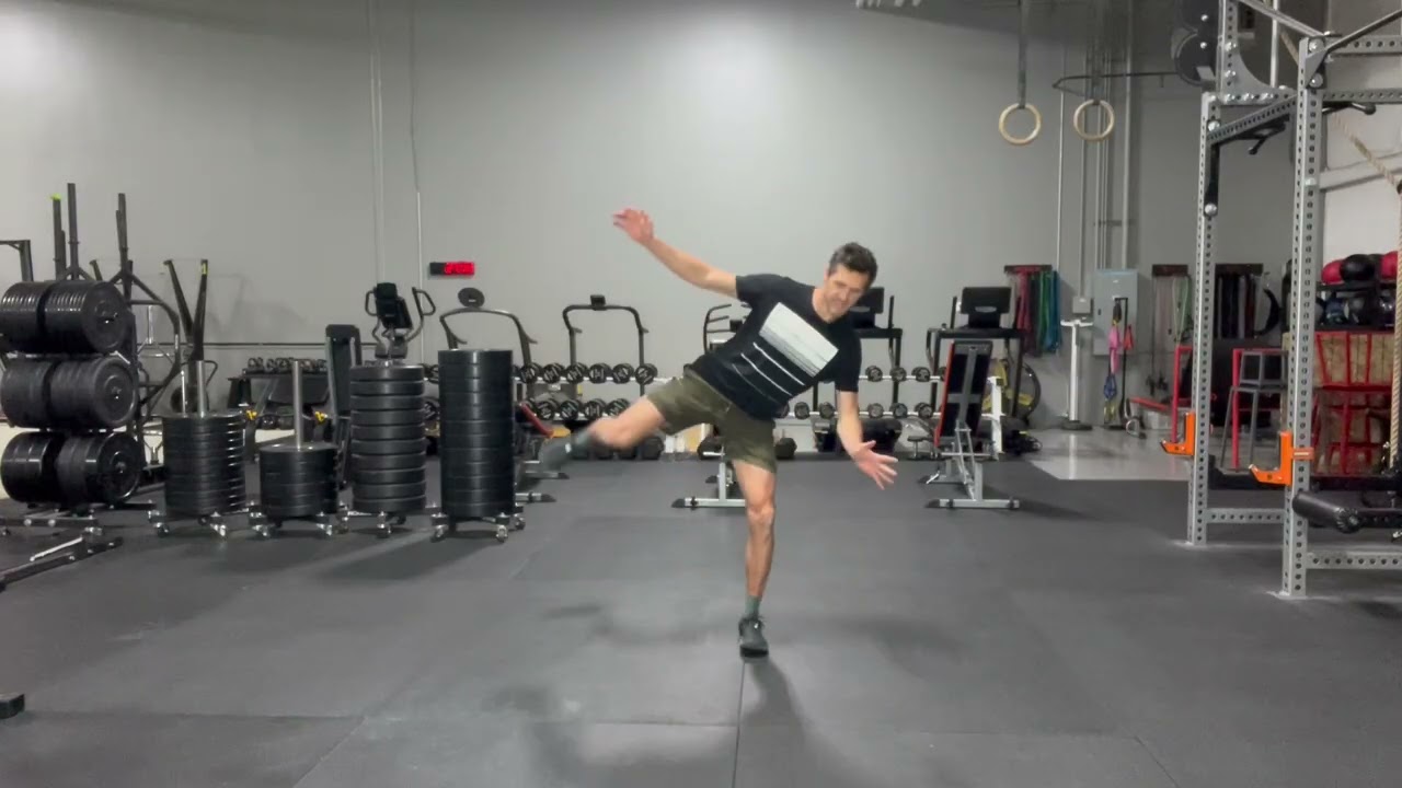 Double Leg Jump to Single Leg Landing (In Place)