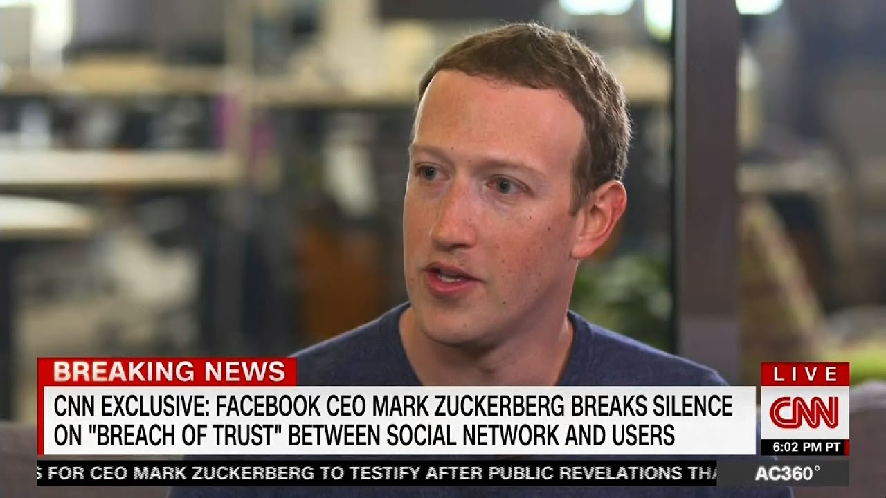Zuckerberg: 'Sorry' For 'Major Breach of Trust'