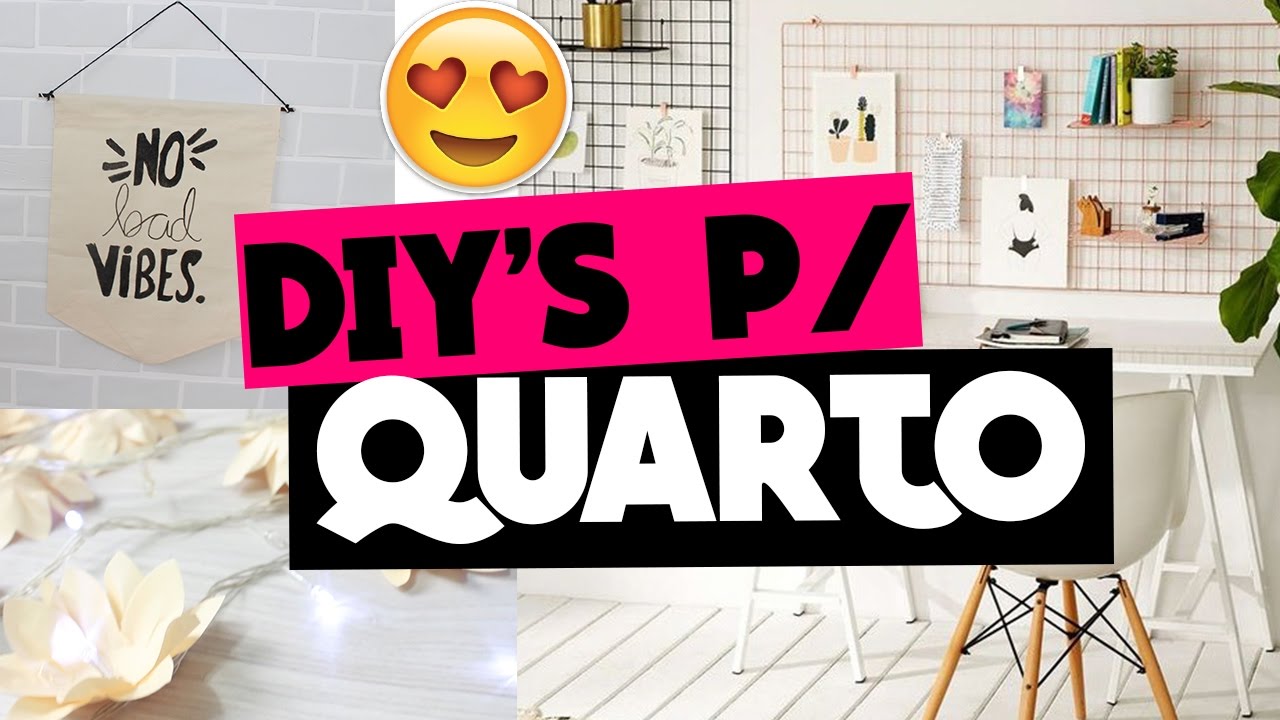 MUDE SEU QUARTO SEM GASTAR MUITO! 5 DECORAÇÕES FÁCEIS E LINDAS