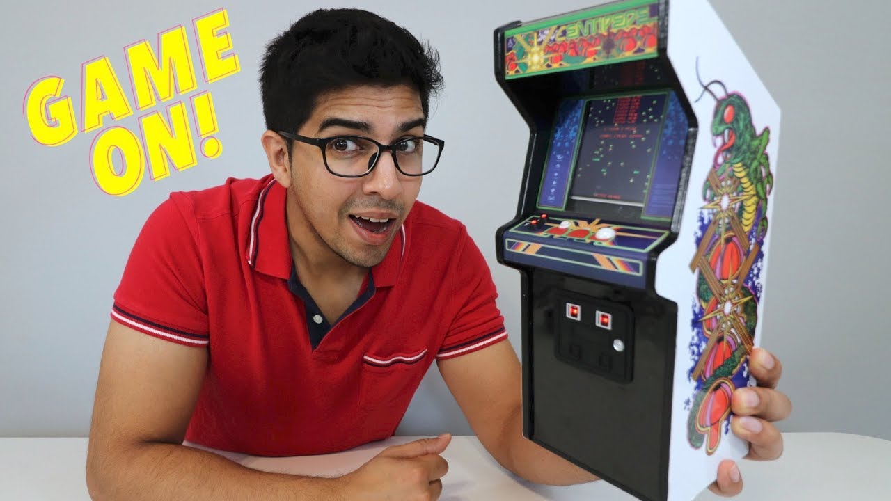 UNBOXING & LETS PLAY! - REPLICADE - Mini Centipede Arcade Machine Replica 12&rdquo; Tall - FULL REVIEW!