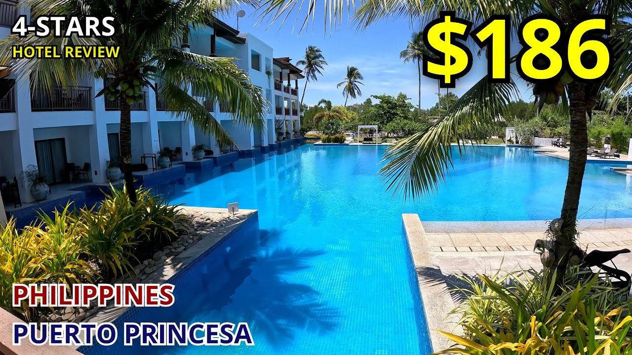 Princesa Garden Island Resort, Puerto Princesa, Филиппины | Обзор отеля 4K 🇵🇭