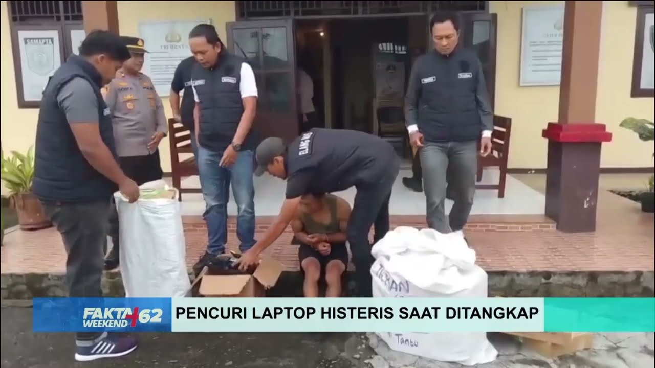 Buron 6 Bulan Pelaku Pencuri Laptop Ditangkap Hingga Menangis Meronta ronta