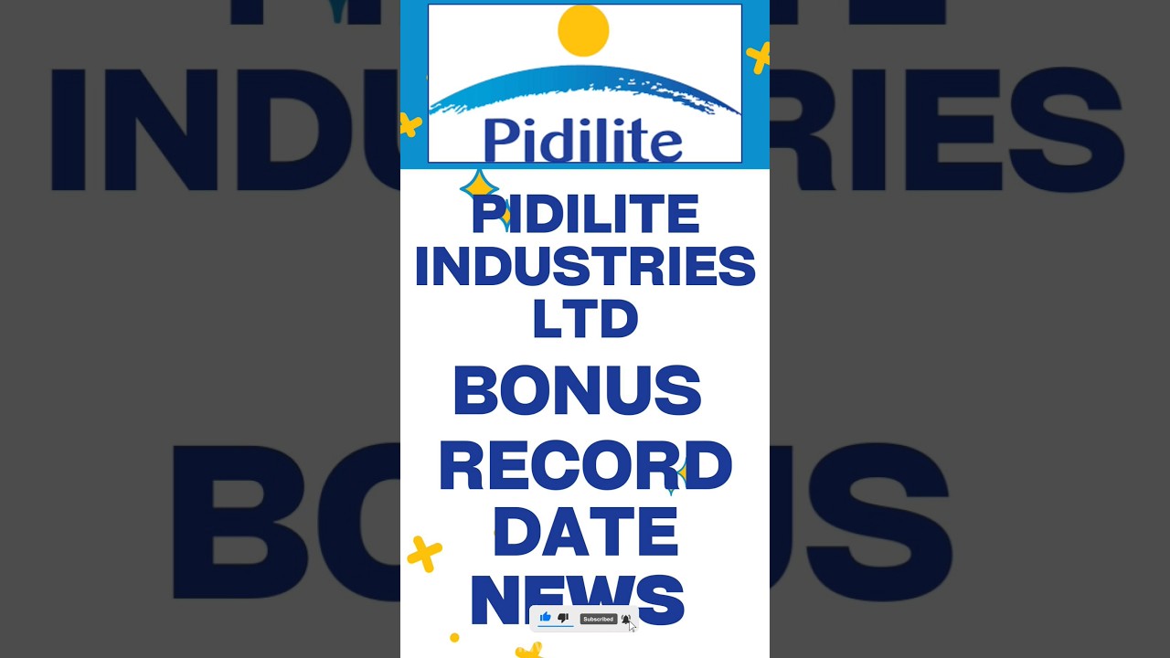 Pidilite Industries Share Bonus Record Date #pidilite #pidiliteshare