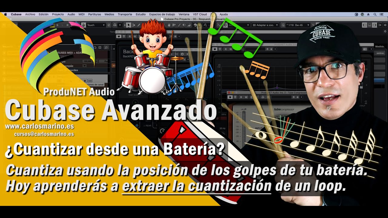 Cubase Avanzado - Como extraer el Groove o Cuantización de tu Batería