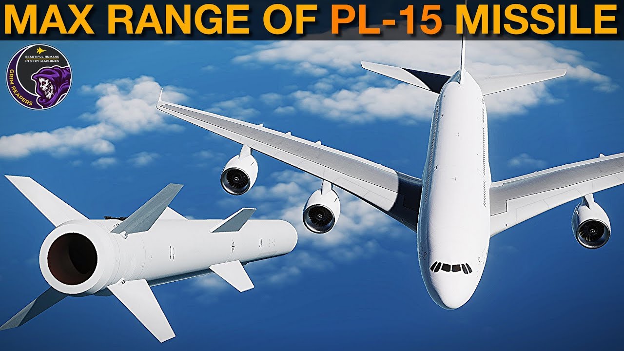 Max Range Of PL-15 Air To Air Missile | DCS WORLD
