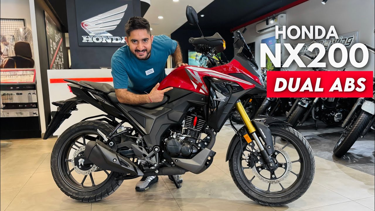 New Honda NX200 Launched🔥TFT Console Dual Channel ABS Detailed Review