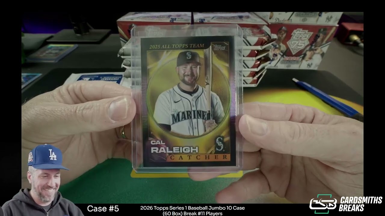 2026 Topps Series 1 Baseball Jumbo 10 Case 60 Box Break #11 Case #5