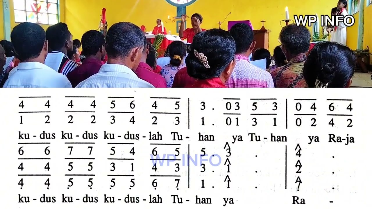 Lagu KUDUS arransemen Ferdy Levi || Koor Minggu Palma 2024 || Exsultate 122