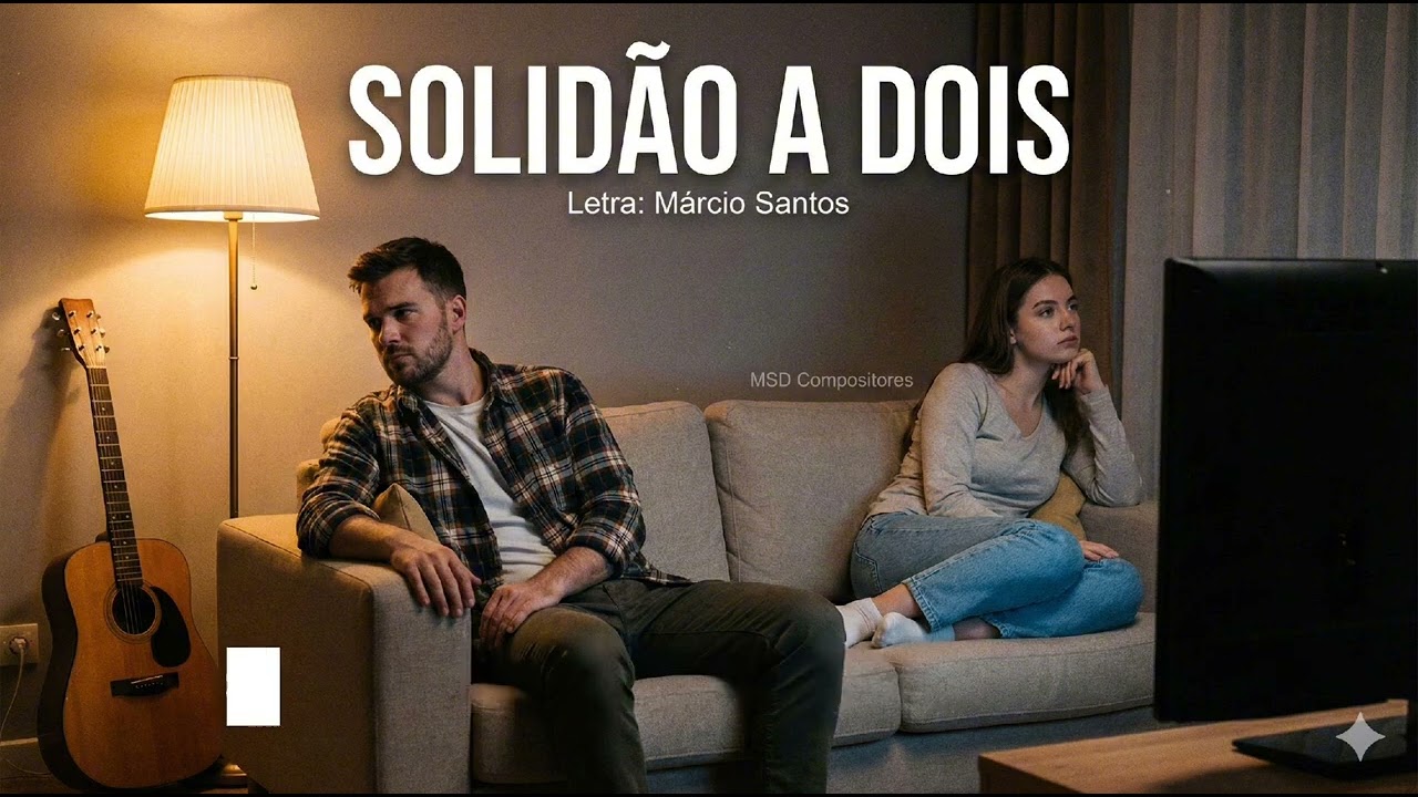 Solidão à Dois/Letra: Márcio Santos 