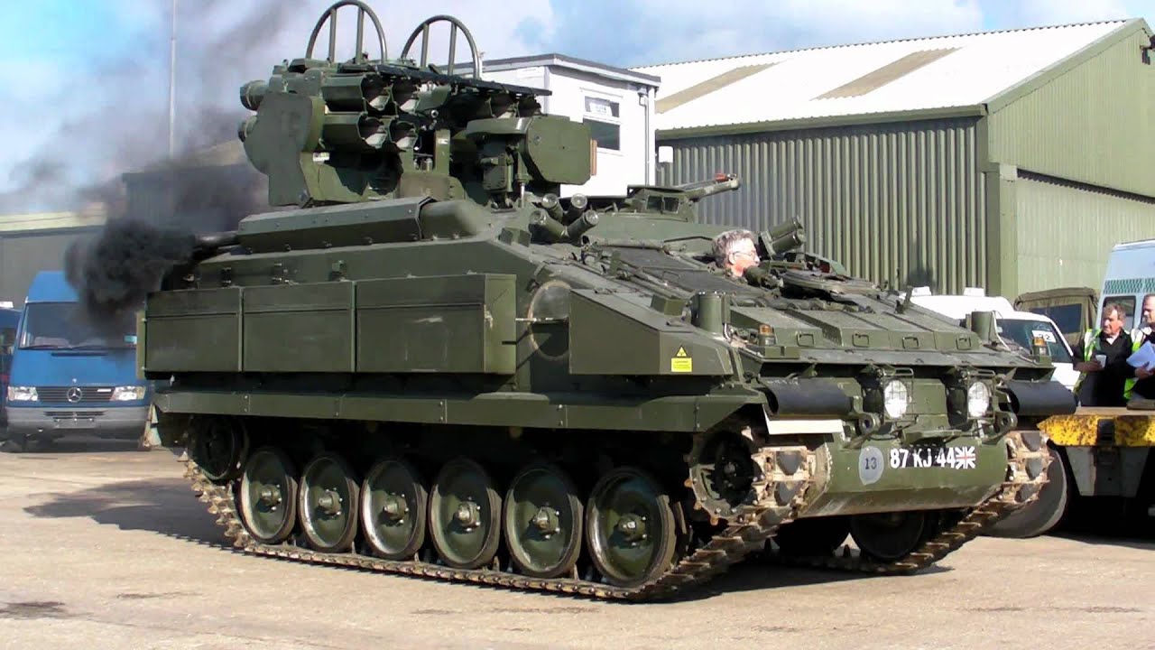 Surplus CVRT Alvis Stormers (Starstreak) arrive at MOD Tank Dealer  - APRIL 2012