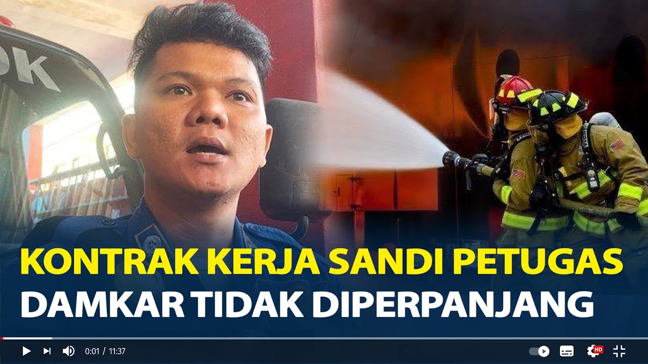Kontrak Kerja Sandi Petugas Damkar Depok Viral Tidak Diperpanjang, 10 Tahun Mengabdi