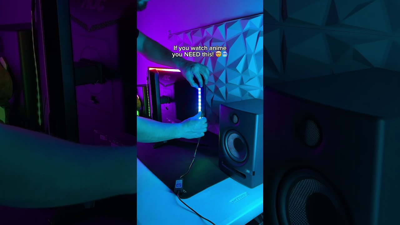 The best RGB Sync backlights for your monitor! #rgb #gaming #gamingsetup #led #tech #setup