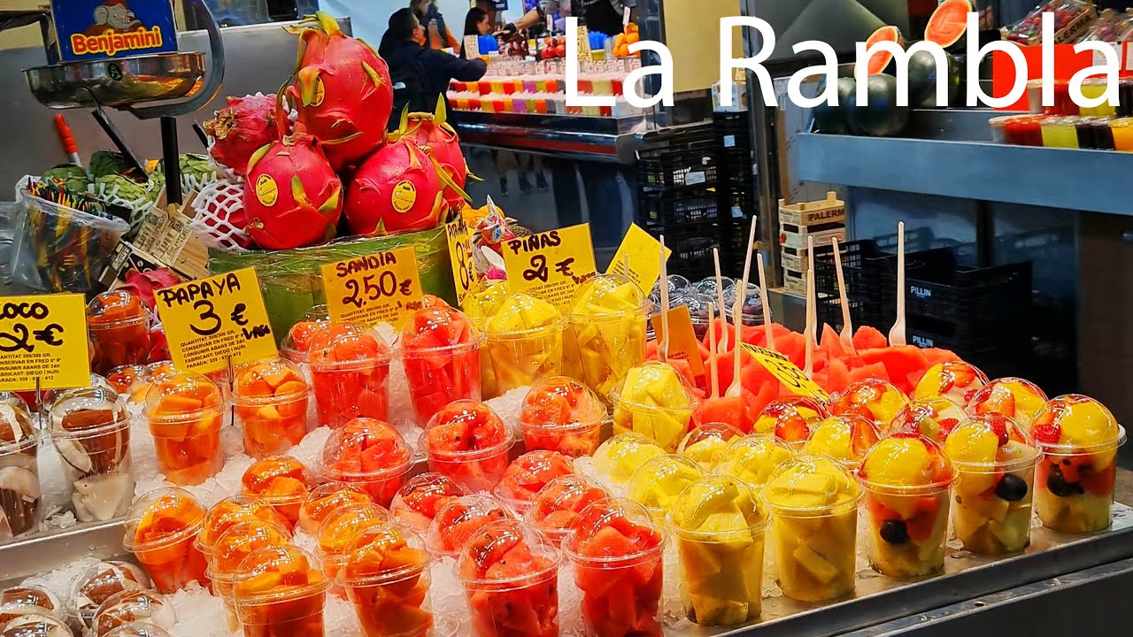 La Rambla and La Boquería, Barcelona - Foodie's paradise and famous promenade