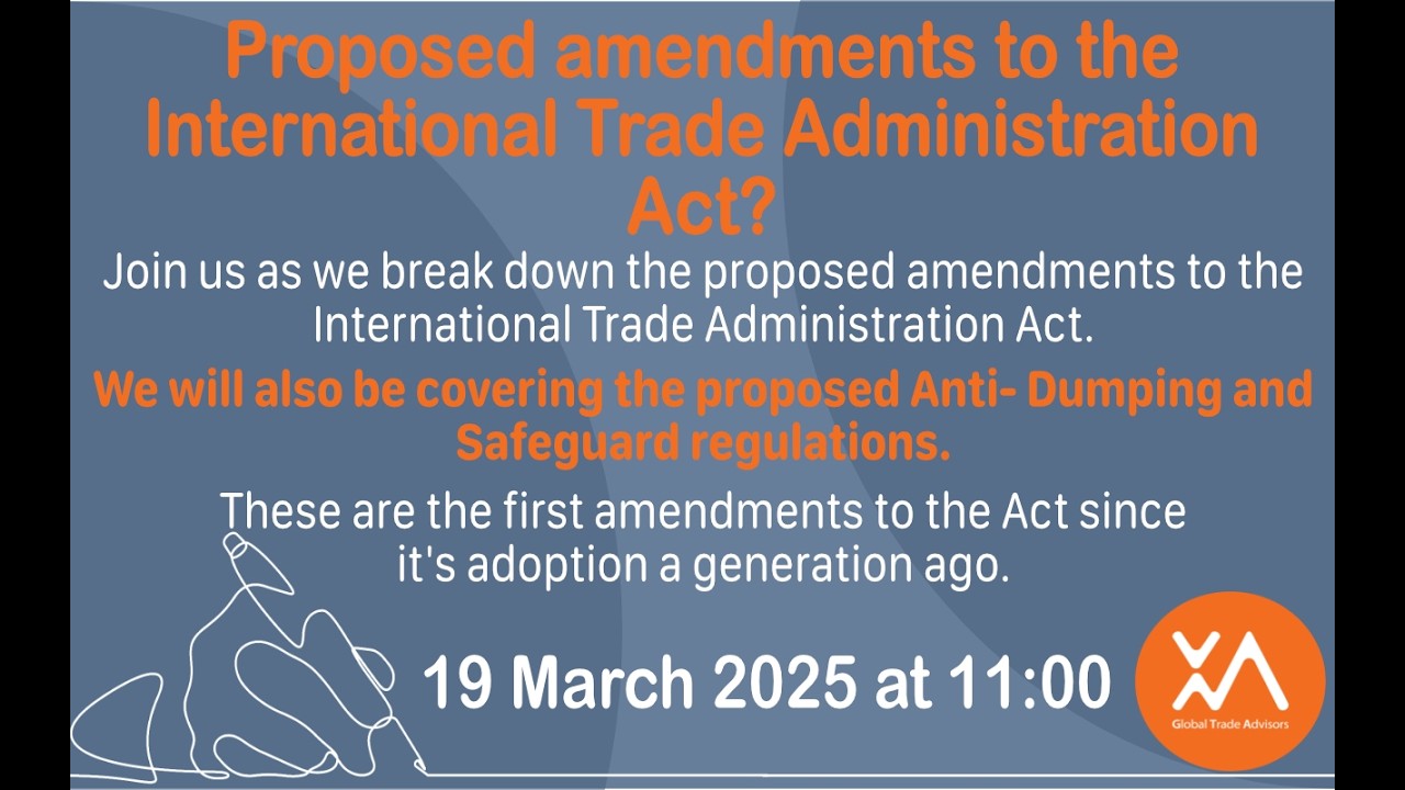 XA's amendments to the ITA Act Webinar