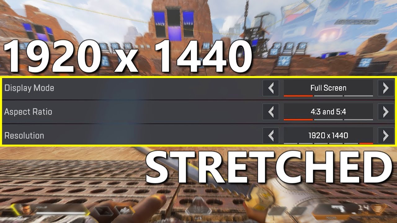 HOW TO UNLOCK THE BEST QUALITY STRETCHED RESOLUTION 1920x1440 (4:3)