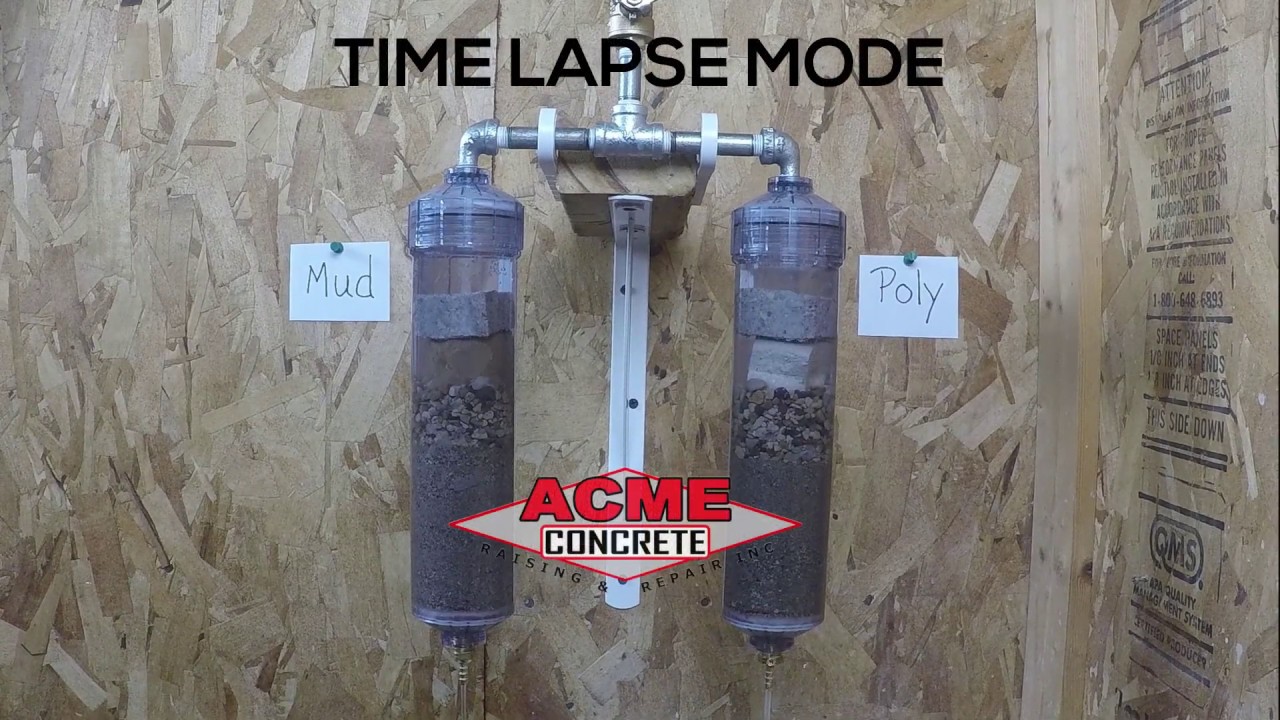 Polyurethane Concrete Raising VS Mudjacking