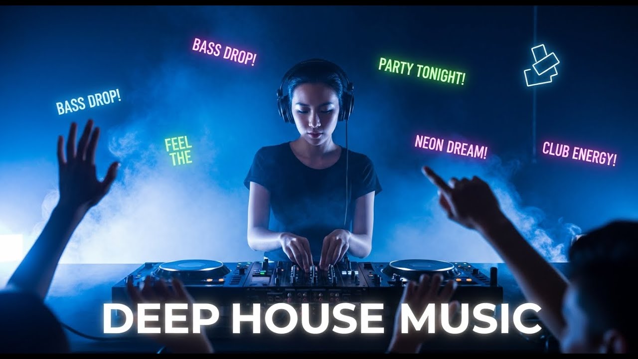 Deep House Vibes That Feel Light and Smooth 🎐 Gentle Bass and Night Ease