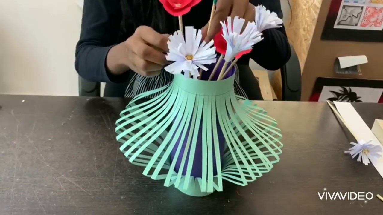Make a Flower Vase using materials- NIFT Situation Test 2021 | NID Studio Test 2021