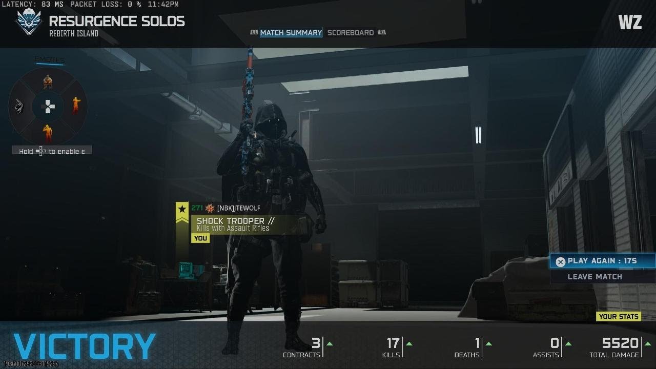 #1 Resurgence Solos Battle Dad 17&1 Rebirth Victory Loadout At End