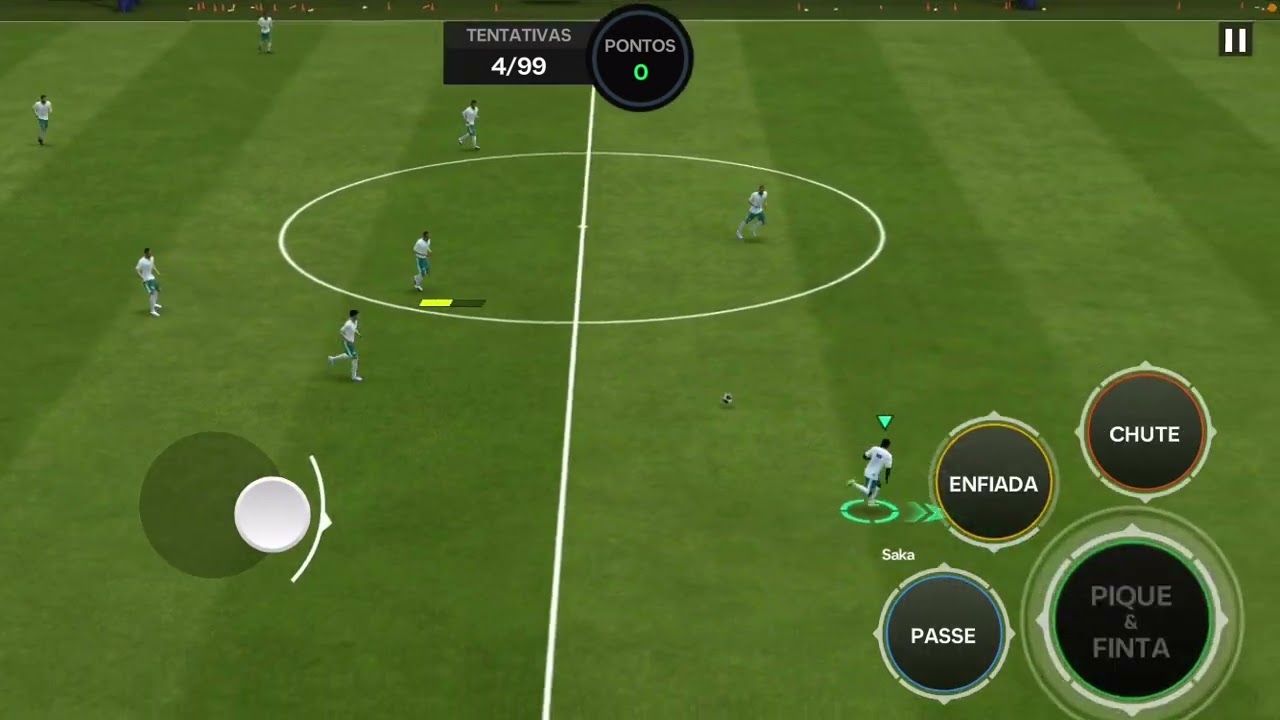 Como fazer o drible mais roubado no Fc móbile (fake shot)