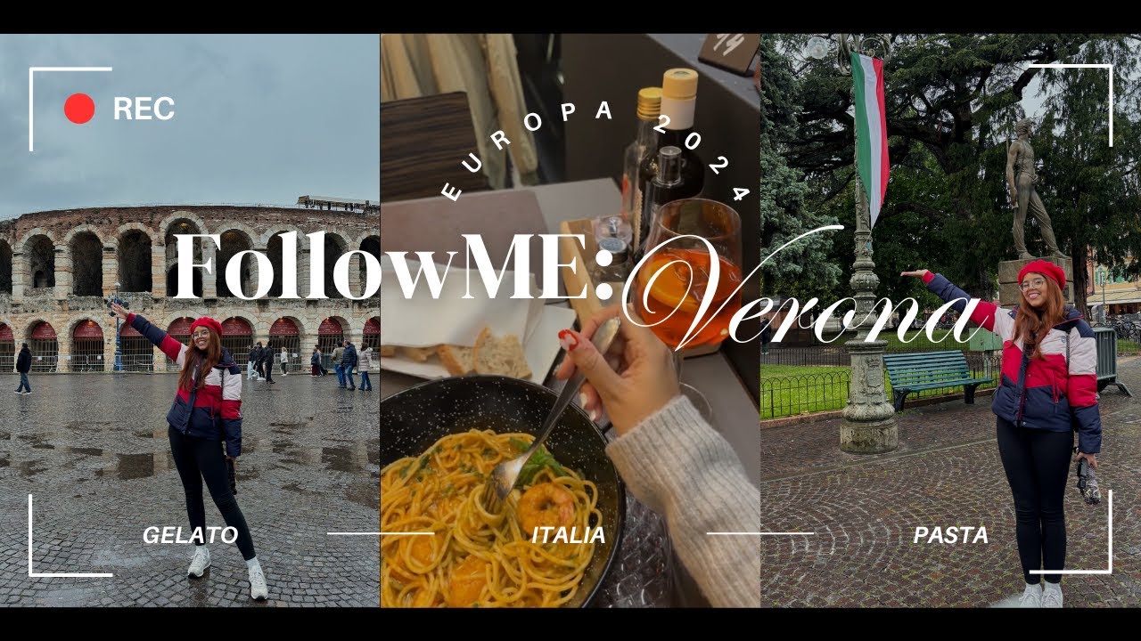 #FollowMe: Europa 24 - EP: 12 Verona, Julieta, gelato y pasta en Italia | giatosetti ✨