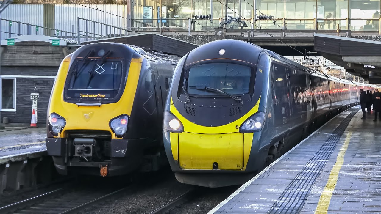 Trains at Stafford 09/01/2025