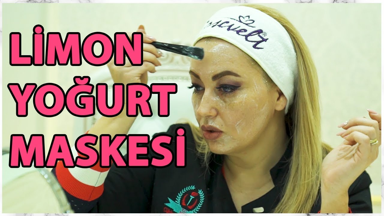 Cilt Lekeleri için Limon Yoğurt Karışımı Leke Maskesi
