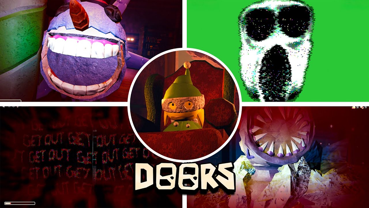 DOORS [CRINGLE'S WORKSHOP🎁] - All Jumpscares (All Deaths)