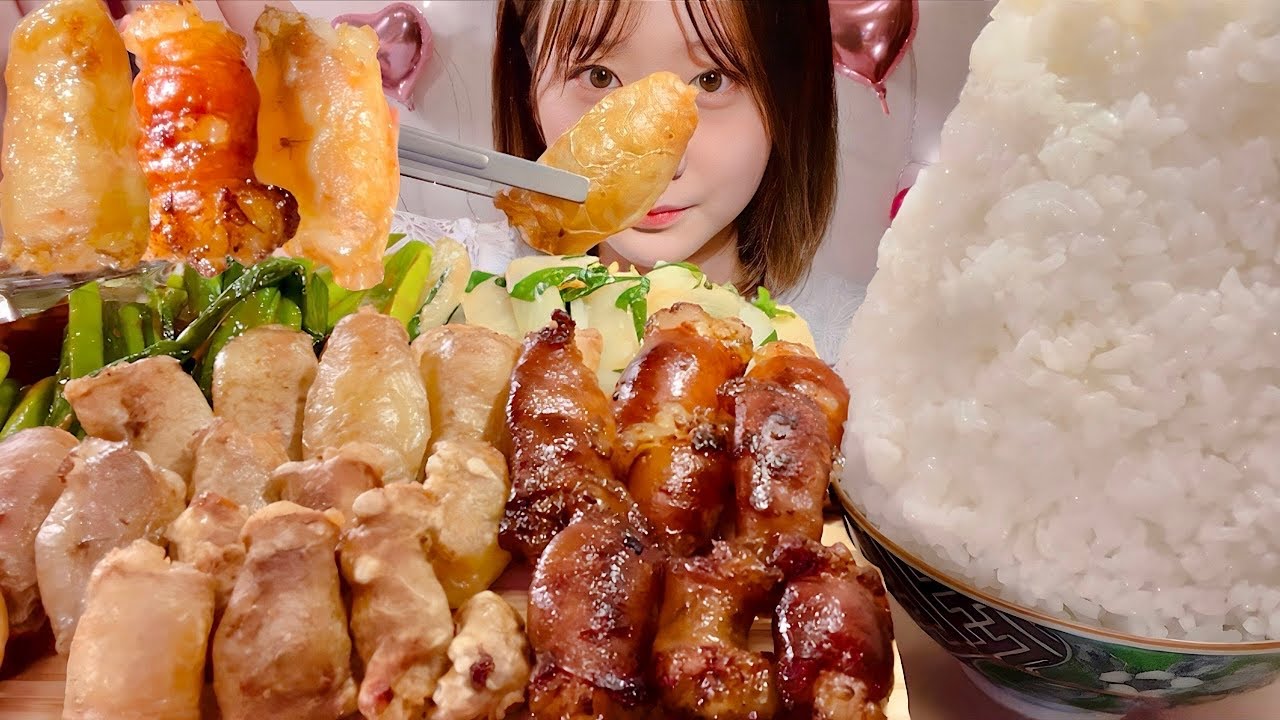 ASMR Говядина гриль Толстая кишка【русские субтитры】【Mukbang/ Eating Sounds】