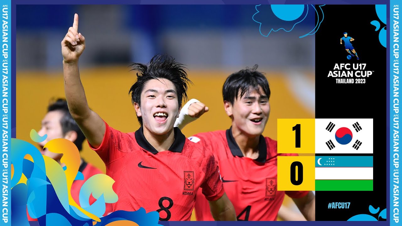 #AFCU17 - Full Match - SF | Korea Republic vs Uzbekistan