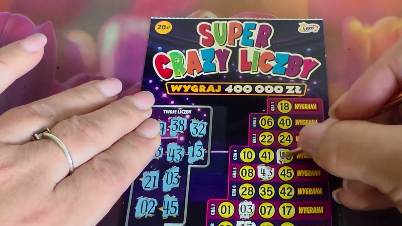 Zdrapki # 1161 premiera zdrapki Super Crazy Liczby,  3 szt