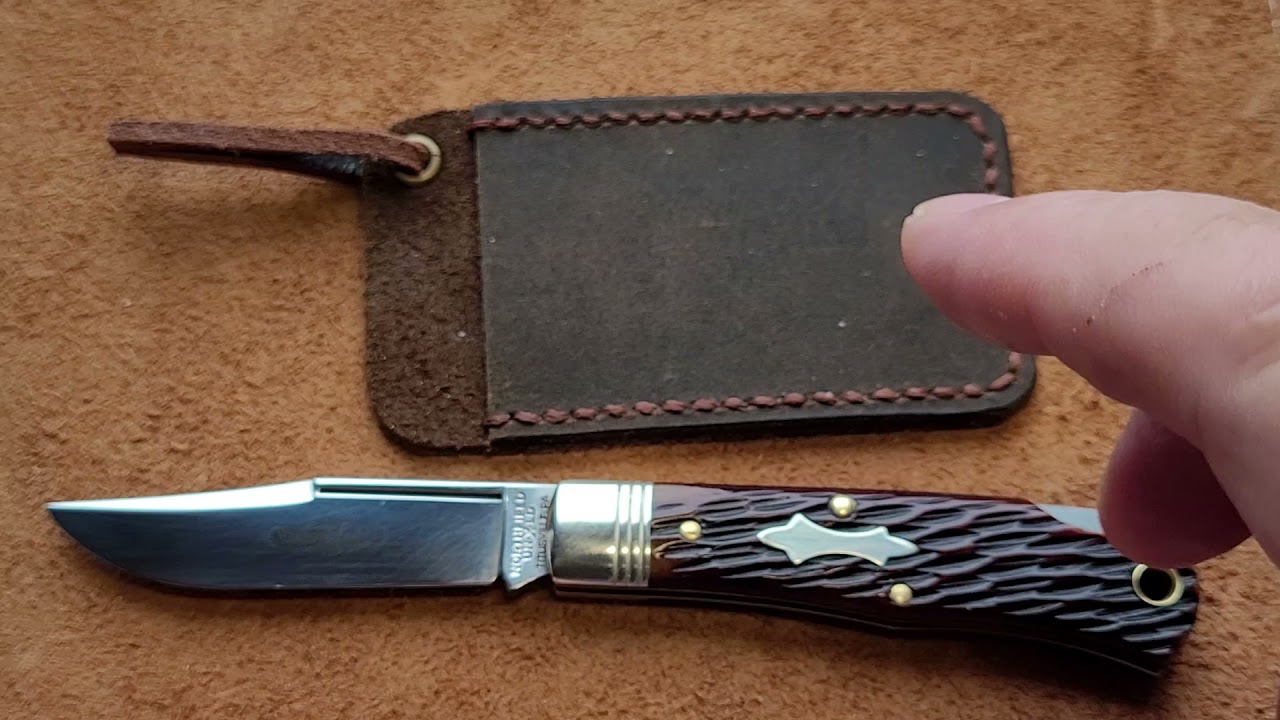 Gec #83 dark brewed jigged bone. lockback. stunning 😍