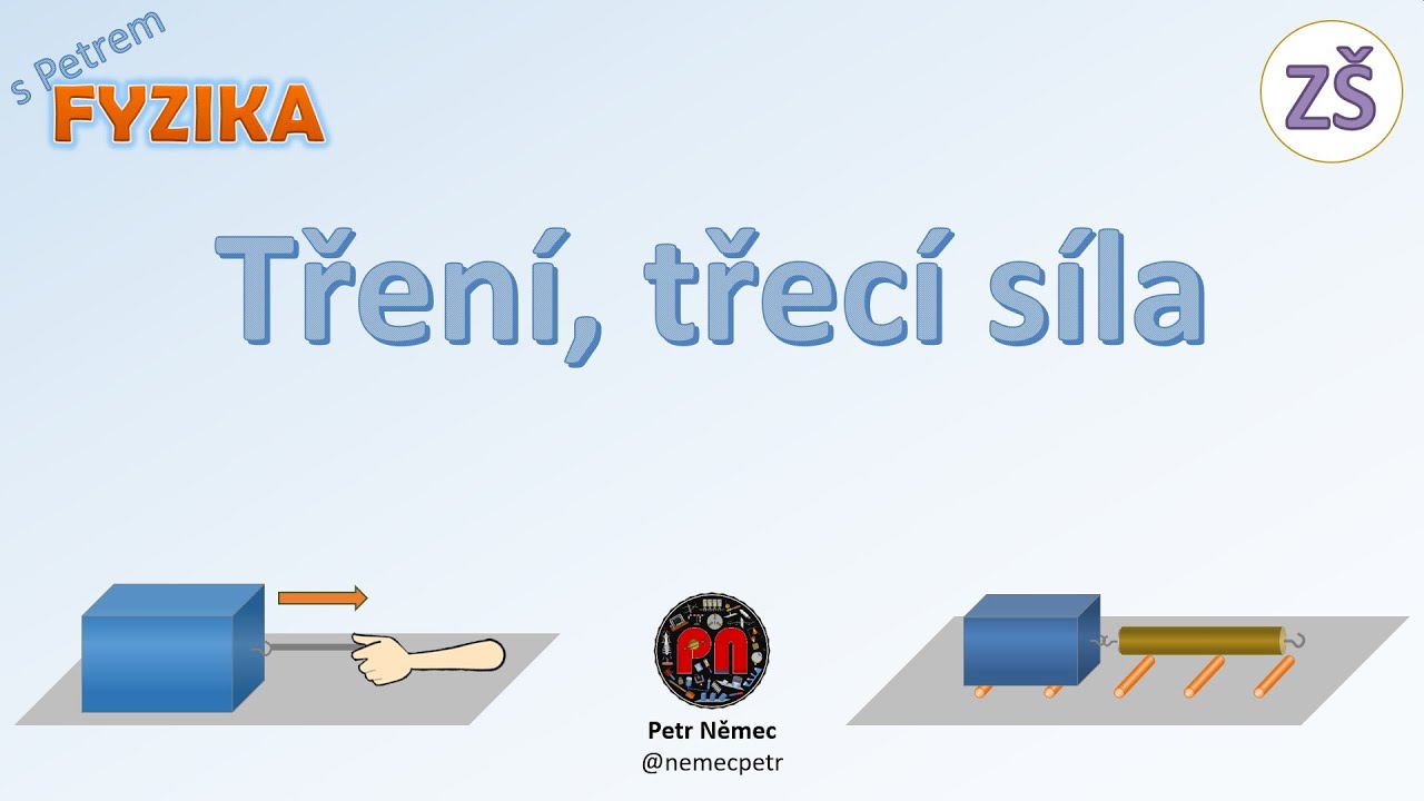 Tření, třecí síla - Fyzika 7 ZŠ