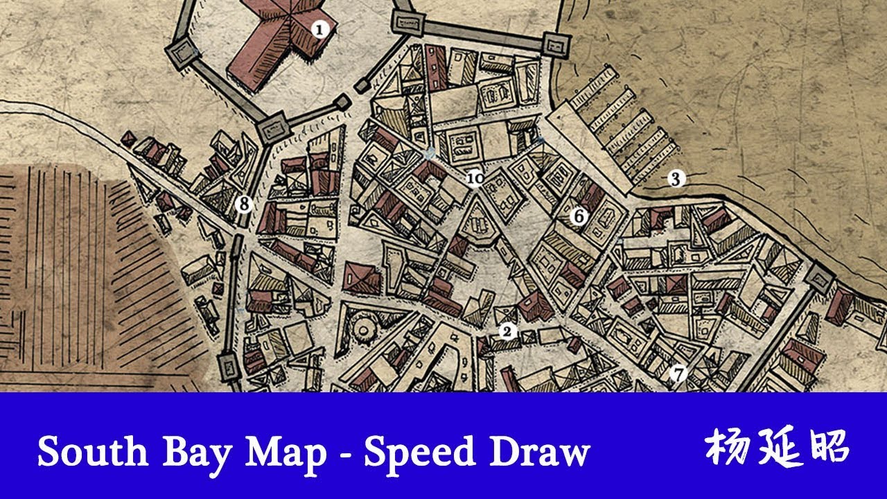 South Bay Map pt2 - speed draw