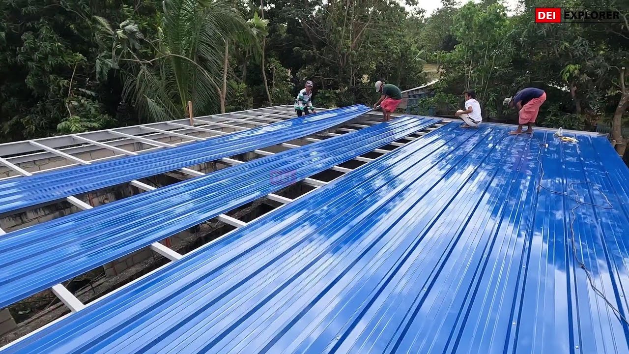 Step by Step sa Pag-install ng ating Roofing, Magakno ang Gastos natin sa sukat na 7x12.5m?