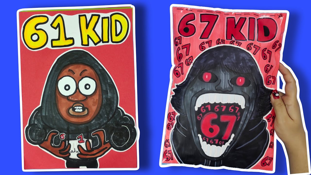 Making 67 KID😨 VS 61 MEME🗿 ANALOG HORROR Game Book👿( +67 Kids Meme & 61 Meme Squishy) Full Game..#3!