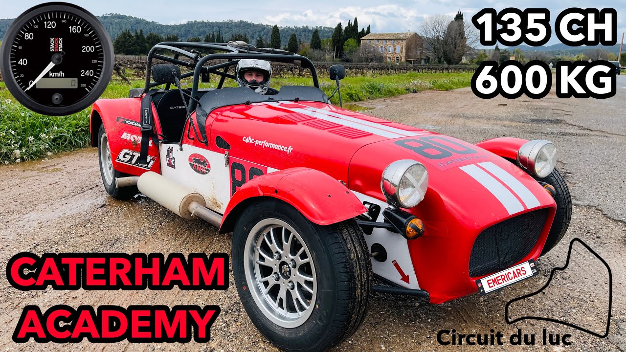 CATERHAM ACADEMY ESSAI ROUTIER ET CIRCUIT: SOUND 😱🔥