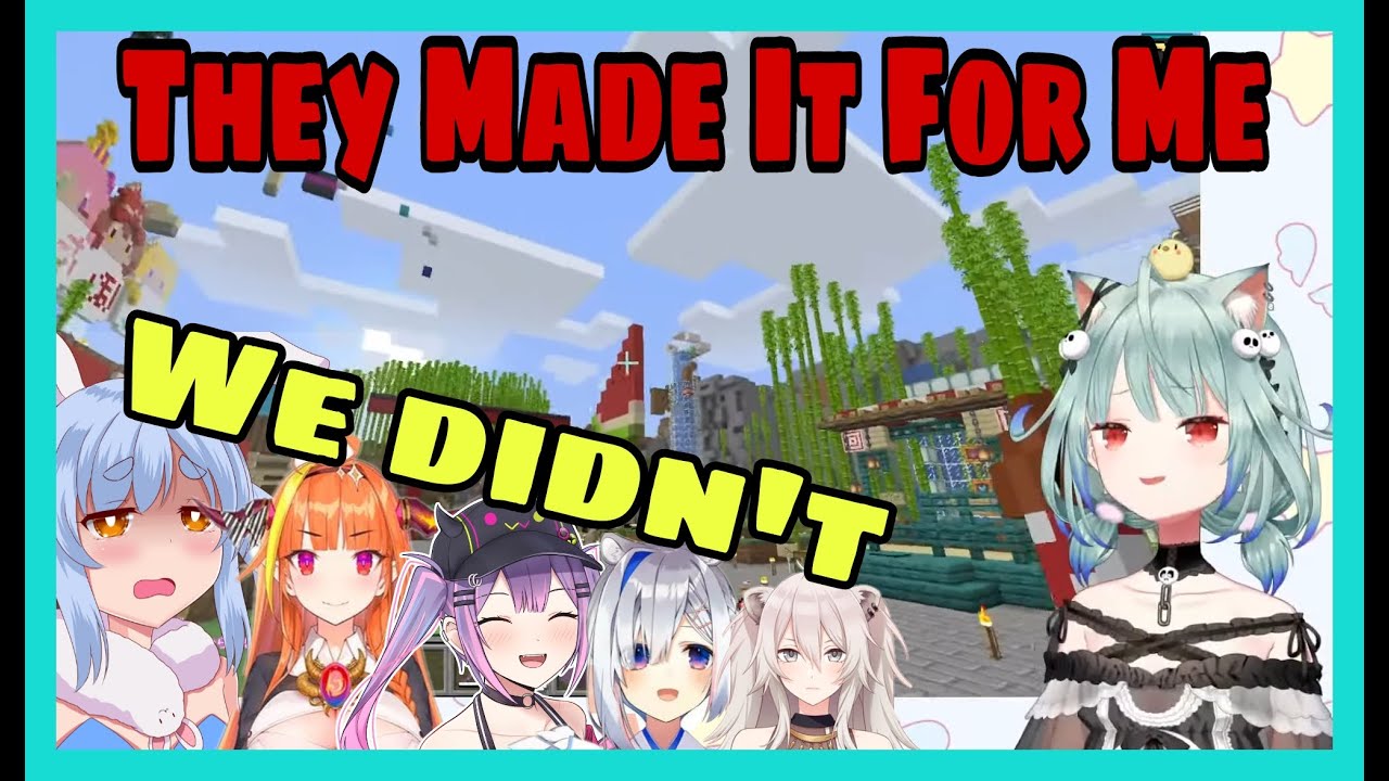 Uruha Rushia Has A Wild Imagination About Usada Kensetsu Member | Minecraft [Hololive/Eng Sub]