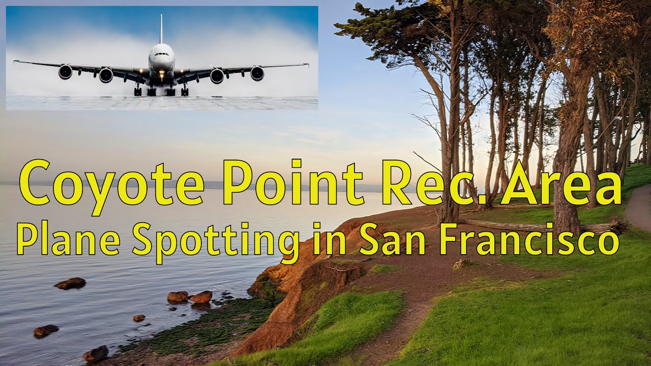 ✈️ Best Place for Plane Spotting, Hiking  🌉 Coyote Point Recreational Area, San Francisco 🛬