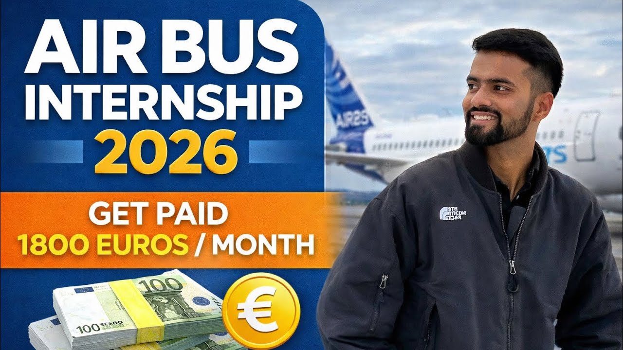 Airbus internship 2026 in Germany , France & UK | Paid | Open to all nationalities #internship