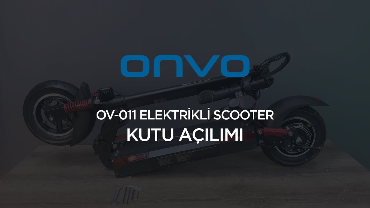 ONVO OV-011 ELEKTRİKLİ SCOOTER KUTU A&Ccedil;ILIMI
