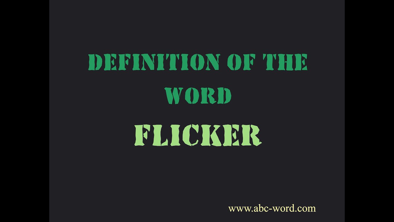 Definition of the word 