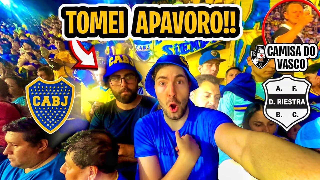 FUI NO MEIO DA LA 12 NUM JOGO DO BOCA/ Boca Juniors x Deportivo Riestra