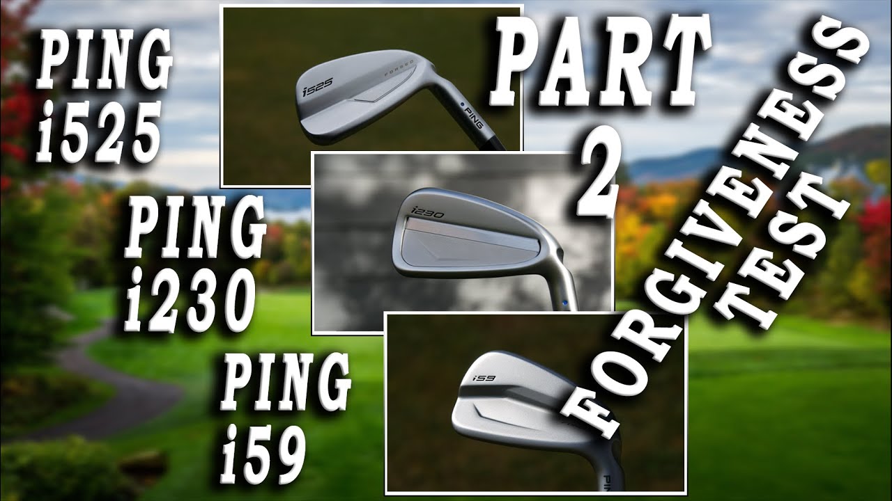 Ping i525 vs i230 vs i59 Matchup Forgiver Test