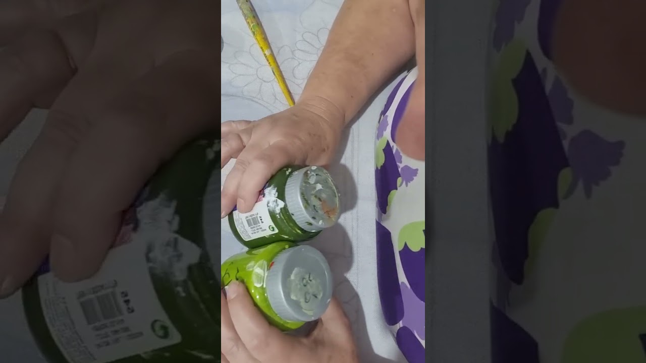 Tutorial de bule azul com margaridas-parte 1.