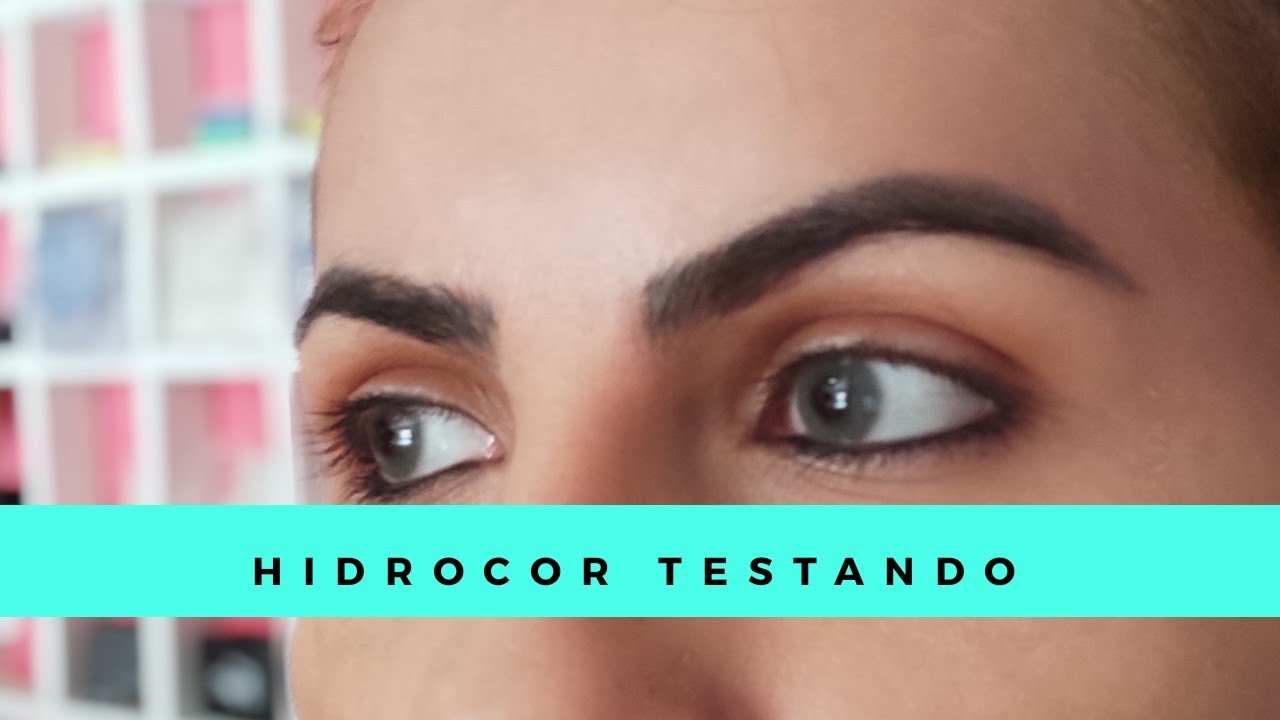 Hidrocor Tentando Lentes para Olhos Castanho Escurissimo