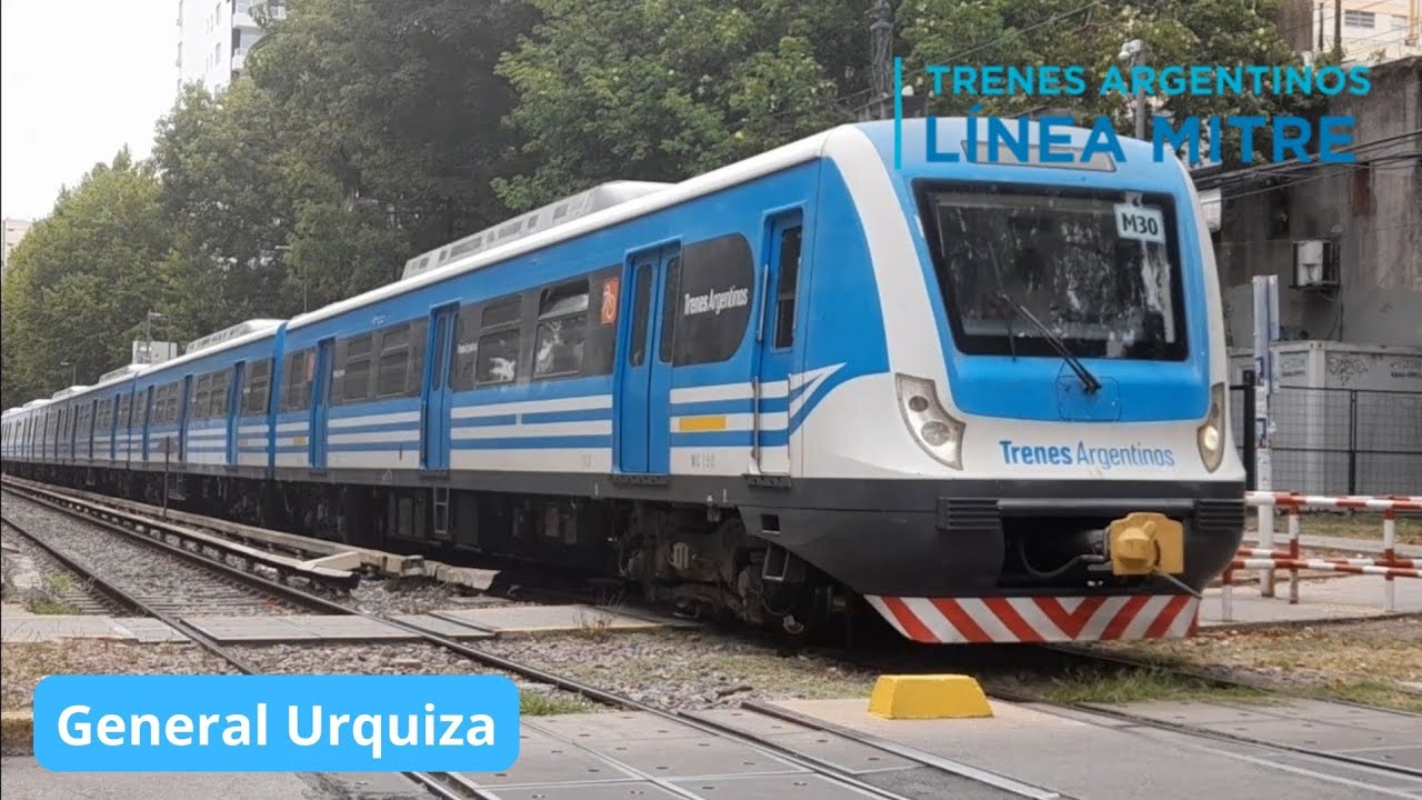 CSR SFM-23 M30 Saliendo de estación General Urquiza con destino José León Suarez