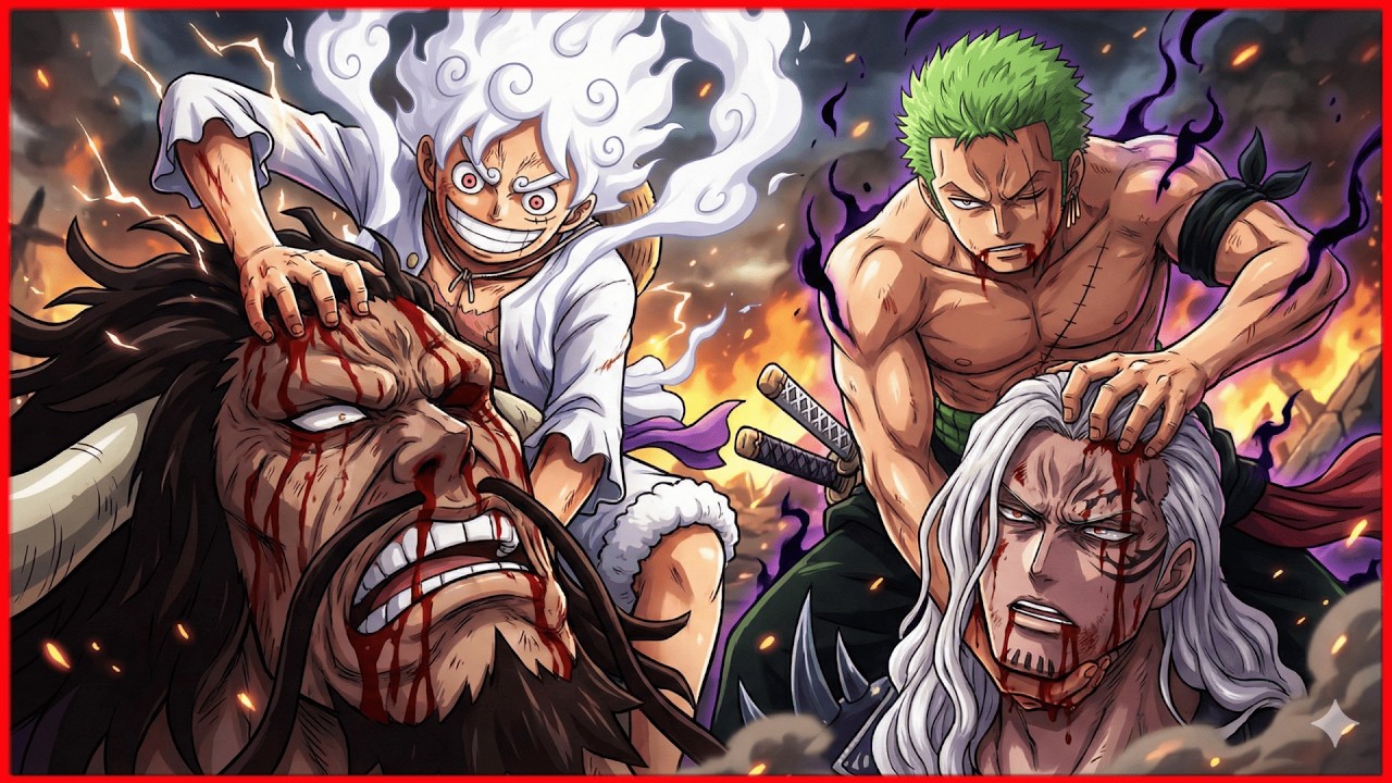 조로와 루피의 최강의 콤비 [누플릭스 애니메이션]