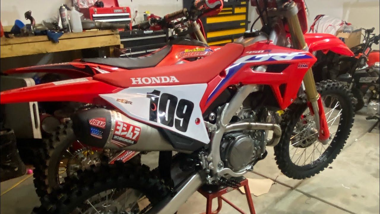 2023 CRF450R Yoshimura Exhaust Install